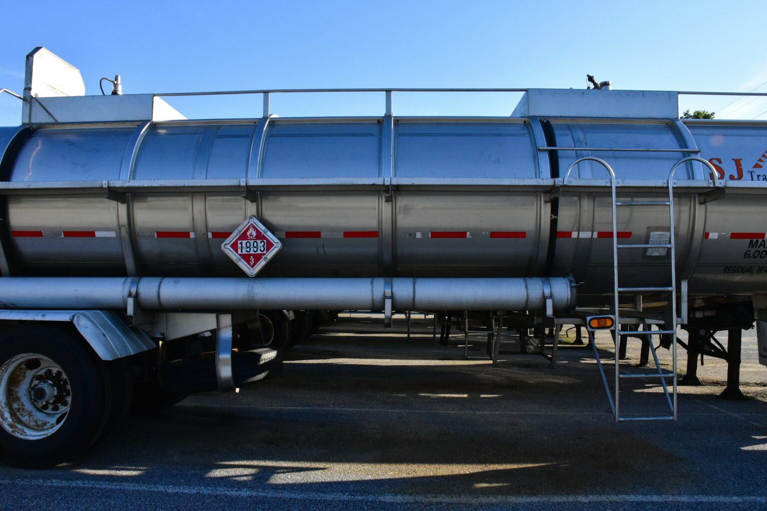 Hazmat tanker truck